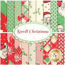 Swell 20christmas 2018 20fq 20set 20by 20moda 20fabrics 20swell 20christmas 20is 20a 20festive 20holiday 20collection 20by 20urban Christmas Fabric Christmas Shabby Fabrics