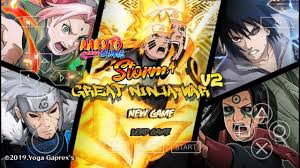 Naruto Ultimate Ninja Storm 4 Great Ninja War V2 Download Psp Naruto Games Naruto Ultimate Naruto