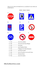 Modalverben Modalverben Fuhrerschein Lernen Verben
