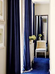 Blue And White Rooms Via Archdigest Designfile White Rooms White Decor Royal Blue Curtains