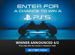 Enter For A Chance To Win A Ps5 After It Is Officially Released In Late 2020 Once Released Our Winner Will Recei In 2020 Newest Playstation Playstation Playstation 5