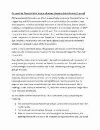 Business Partnership Proposal Sample Best Of Proposal For Financial Joint Venture Partne In 2020 Proposal Templates Business Proposal Template Business Proposal Letter