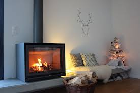 Decoration Salon Salle A Manger Noel 2012 Poele A Bois Idees Decoration Maison Banc Beton