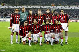 Milan S Players Pose For A Team Picture At The Beginning Of Their Team Pictures Ac Milan Milan