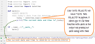 Date Time And Datetime Classes In Python Datetime Python Current Date