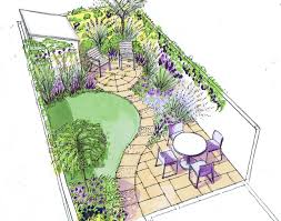 Design For A Small Back Town Garden On A Low Budget Small Garden Layout Small Garden Plans Garden Design Plans
