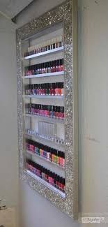 Nail Polish Rack Display Cabinet Make Up Organizer Makeup Organizer Nail Pol Beauty Diseno De Salon De Manicura Decoracion Para Salon De Unas Organizador De Maquillaje