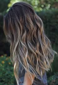 Brown To Ash Wavy Hair Balayage Hair Brunette Hair Color Hair Styles