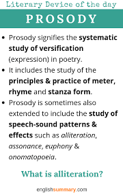 Prosody Definition Examples In Literature Teaching Literature English Literature Notes History Of English Literature