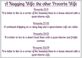 A Nagging Wife The Other Proverbs Wife Bible Said It Not Me Bible Quotes Nagging Wife Proverbs Wife