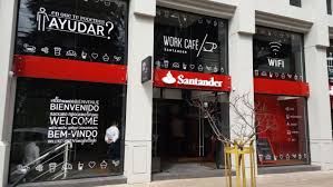 Banco Santander Inaugura Nuevo Modelo De Oficinas Work Cafe En La Work Cafe Santander Coworking