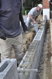How To Build A Concrete Block Foundation Concrete Block Foundation Concrete Blocks Concrete Block Walls