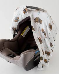 Cotton Muslin Car Seat Canopy Bison Car Seats Muslin Cotton Baby Car Seats