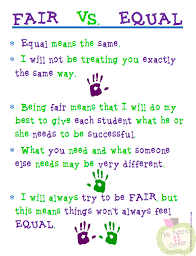 Nice Explanation Of Fairness Vs Equality For Students Teaching Classroom Management Classroom