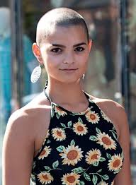Picture Of Brianna Hildebrand Brianna Hildebrand Bald Women Super Short Hair