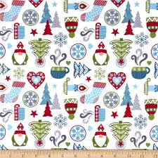 Lewis Irene Hygge Christmas Cream From Fabricdotcom From Lewis Irene This Cotton Print Fabric Featur Hygge Christmas Printing On Fabric Christmas Fabric