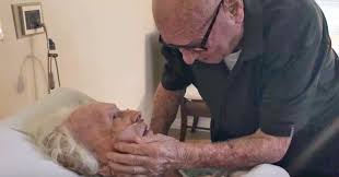 Elderly Man Sings Love Song To Wife And Continues To Humor Her In Heart Tugging Video In 2020 Love Songs Definition Of Love Singing