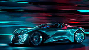 A Look Under The Hood Of The Ds X E Tense The Car From 2035 Concept Cars Car Best Luxury Cars