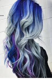 Pin By Ashley On Hair Blue Ombre Hair Ombre Hair Color Long Hair Styles