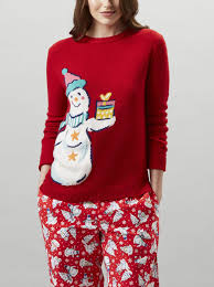 Super Cute Snowmen And Festive Red Grab A Pair Of Christmas Pyjamas From Our 2017 Collection