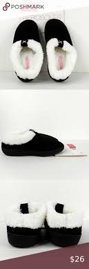 Aerosoles Slippers M 6 5 7 7 5 Black Memory Foam In 2020 Aerosoles Memory Foam Slippers