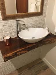 Bancada Toro Para Lavabo De Madeira Macica 100 X 40 Com Imagens Decoracao Banheiro Rustico Banheiro De Madeira Pias De Banheiro Rustico