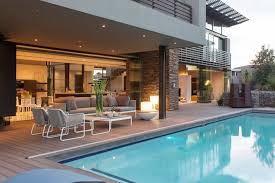 Encouraging Outdoor Living Exquisite House Duk In South Africa Pool House Designs Pool House Interiors Pool Houses