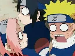Naruto Sasuke Sakura Funnyfaces Anime Anime Funny Naruto Funny