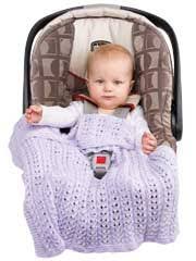 Infant Knitted Take Along Covers Knit Pattern Baby Car Seats Car Seats Baby Car Seat Blanket