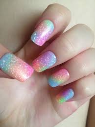 19 Amazing Rainbow Nail Art Designs Pretty Designs Rainbow Nail Art Designs Rainbow Nails Rainbow Nail Art