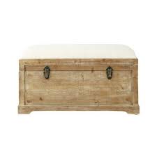 Banc Avec Coffre De Rangement En Sapin Et Coton Maisons Du Monde Coffre De Rangement Banc Coffre De Rangement Banc De Rangement