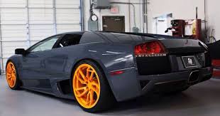 Lamborghini Murcielago Rides On Orange Purs Lamborghini Murcielago Lamborghini Dream Cars