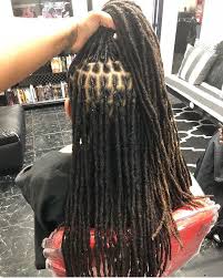 Loc Utopia On Instagram Loctopianqueens Featuring The Talented Locsbydee Located In Gainesvill Natural Hair Styles Dreadlock Hairstyles Blue Dreads