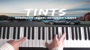 How To Play Tints On Piano Anderson Paak Ft Kendrick Lamar Piano Tutorial Youtube