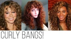 Types Of Bangs For Curly Hair Hispanic Hair Curly Bangs Curly Hair Styles