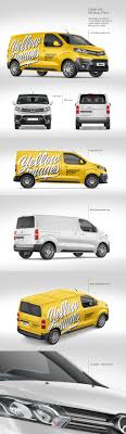 Download Panel Van Mockup Pack In Handpicked Sets Of Vehicles On Yellow Images Creative Store Yellowimages Mockups