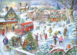 Winter Green By Ray Cresswell Christmas Paintings Puzzle Art Christmas Art
