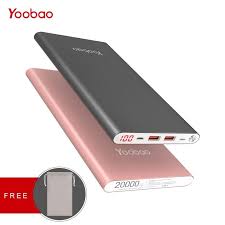 Yoobao A2 Power Bank 20000 Mah For Xiaomi Mi 2 Usb Fast Charge Portable Poverbank For Samsung Galaxy S8 S7 S6 J3 Phone Powerbank Phone Phone Charger Usb