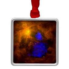 Nasas X Ray Santa Claus In Orion Light Metal Christmas Ornamanent Christmas Ornaments Christmas Decorations Holiday Traditions