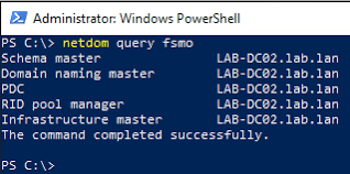 How To Move Active Directory Fsmo Roles To A New Domain Controller Windows Server 2019 Alexander C Hubbard Systems Administrator