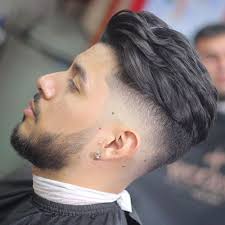 High Taper Fade With Textured Brush Back Men Haircut Styles Mexican Hairstyles Haircuts For Men
