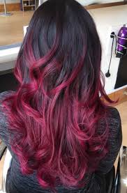 Balayage Red And Black Red Balayage Hair Hair Color For Black Hair Balayage Hair