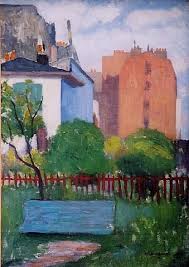 Henri Charles Manguin Le Banc Rue Boursault 1899 Famous Landscape Paintings Landscape Paintings Art