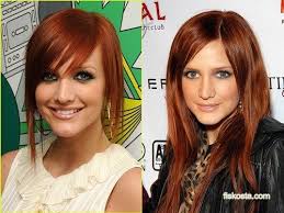 Kina Ile Bakir Rengi Sac Dyed Natural Hair Copper Hair Color Dyed Hair