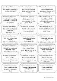 Tell Me About The Last Time You English Esl Worksheets For Distance Learning And P In 2020 Speaking Activities English Speaking Activities Speaking Activities Esl
