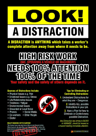 Workplace Safety Poster To Engage Workers About Distractions And How To Manage Them Safety Posters Health And Safety Poster Health And Safety