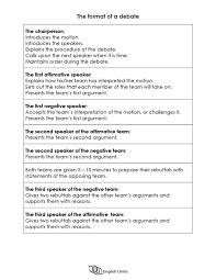 Debate Format And Planning Worksheets English Unite Teaching Debate Speech And Debate Debate Tips