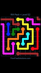 Flow Free Warps Rift Pack Level 52 Puzzle Solution And Answer Flow Free Solutions