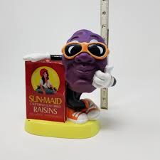 1987 California Raisins Coin Bank Sunmaid Raisins Californiaraisins Sunmaid 80s Coinbank Raisins Display Claymatio In 2020 California Raisins Raisin Coin Bank