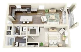50 One 1 Bedroom Apartment House Plans One Bedroom House Small House Design Apartment Layout